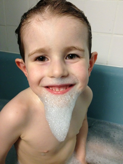 Bubble beard!